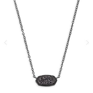 All black Kendra Scott necklace